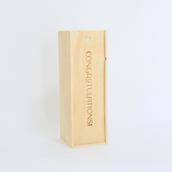 Engraved Milestone Wine Crates