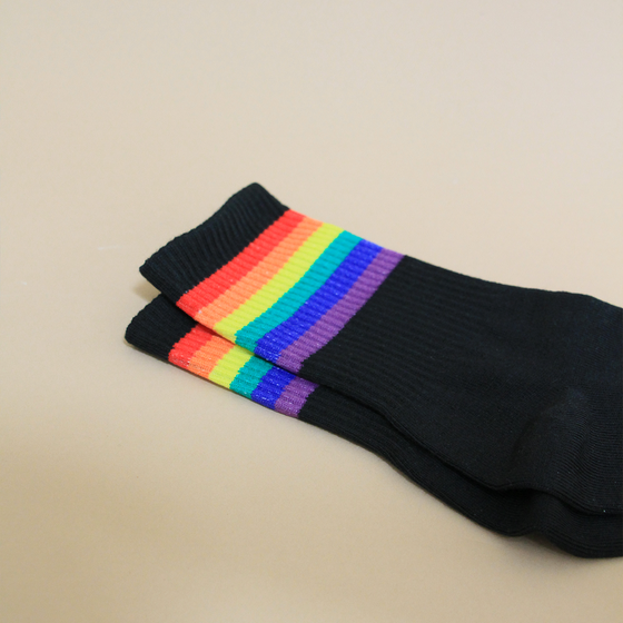 Rainbow Ankle Socks