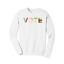  Adult Vote Sweatshirt, Modern + Colorful